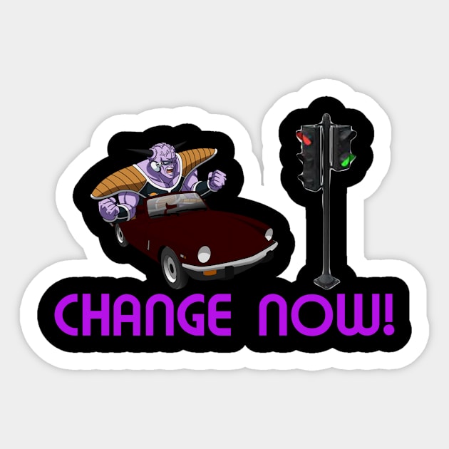 Change Now! Sticker by Unmarked Clothes